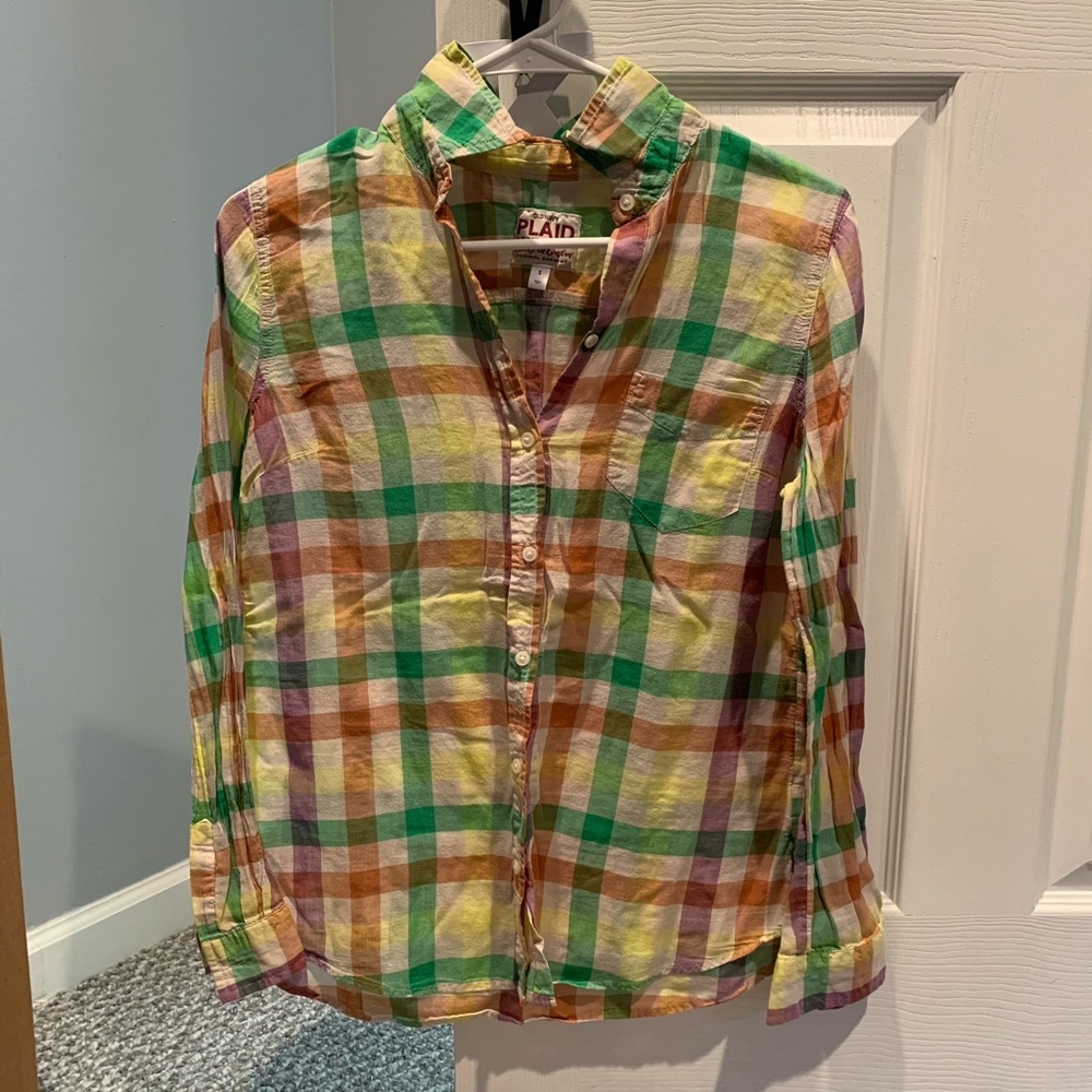 Old Navy Plaid Button Down Shirt